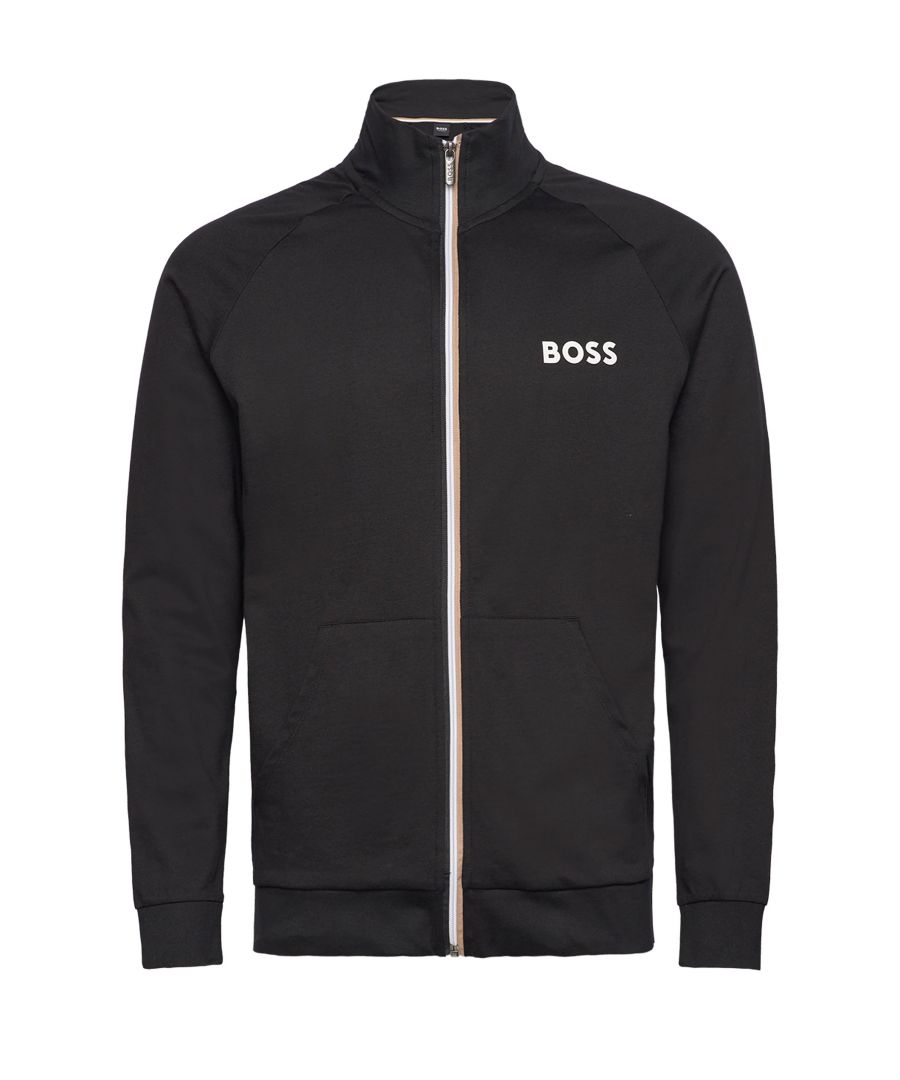 Boss Mens Authentic Jacket Z Full Zip Black - Size 2XL