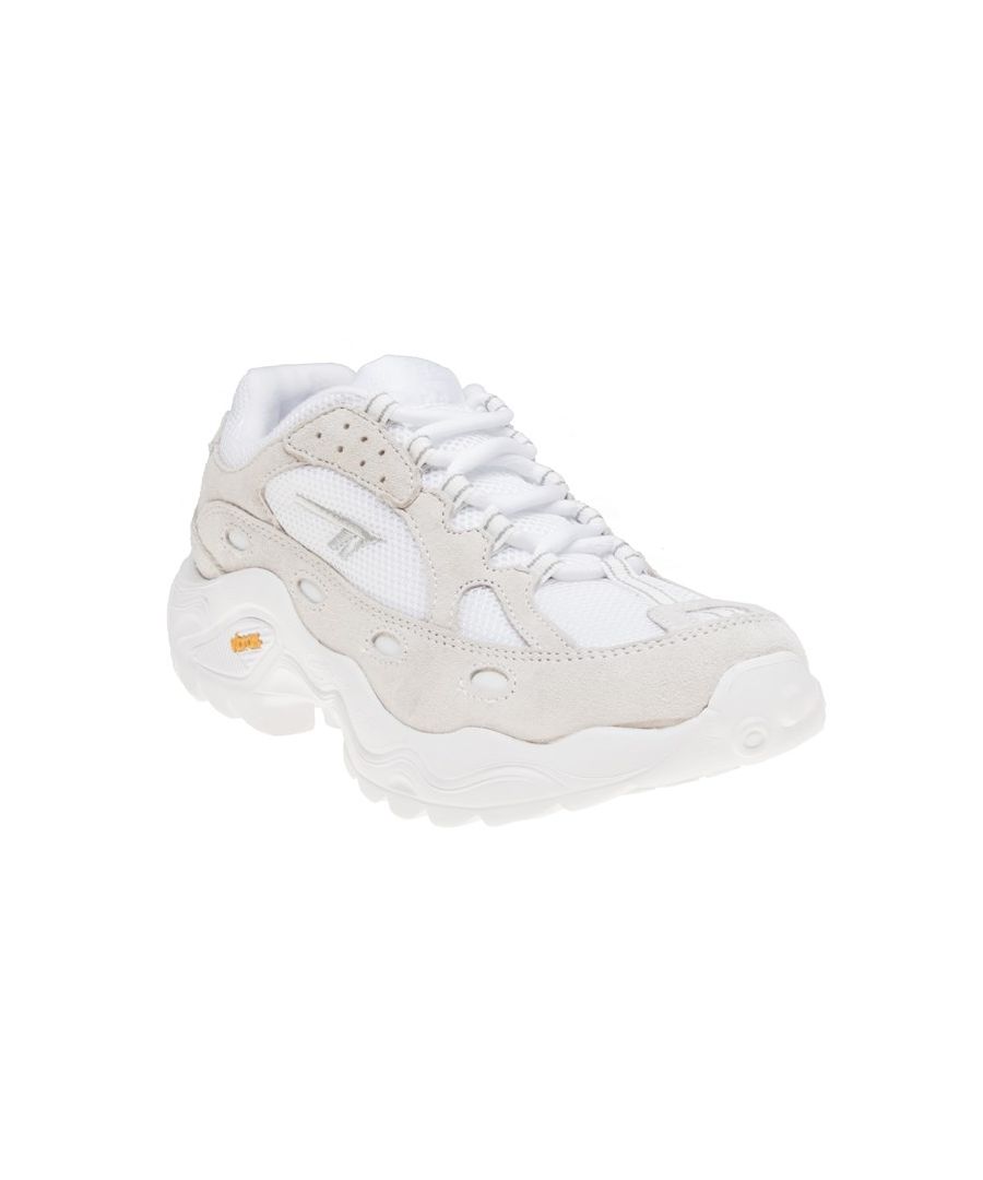 Cutting A Striking Silhouette, The Hts Flash Adv Racer Womens Trainer By Retro Brand Hi-tec Will Add A Stylish Finish To Every Outfit. The Fresh White Suede And Mesh Upper Is Complimented With A Chunky Rubber Sole And The Iconic Branding.