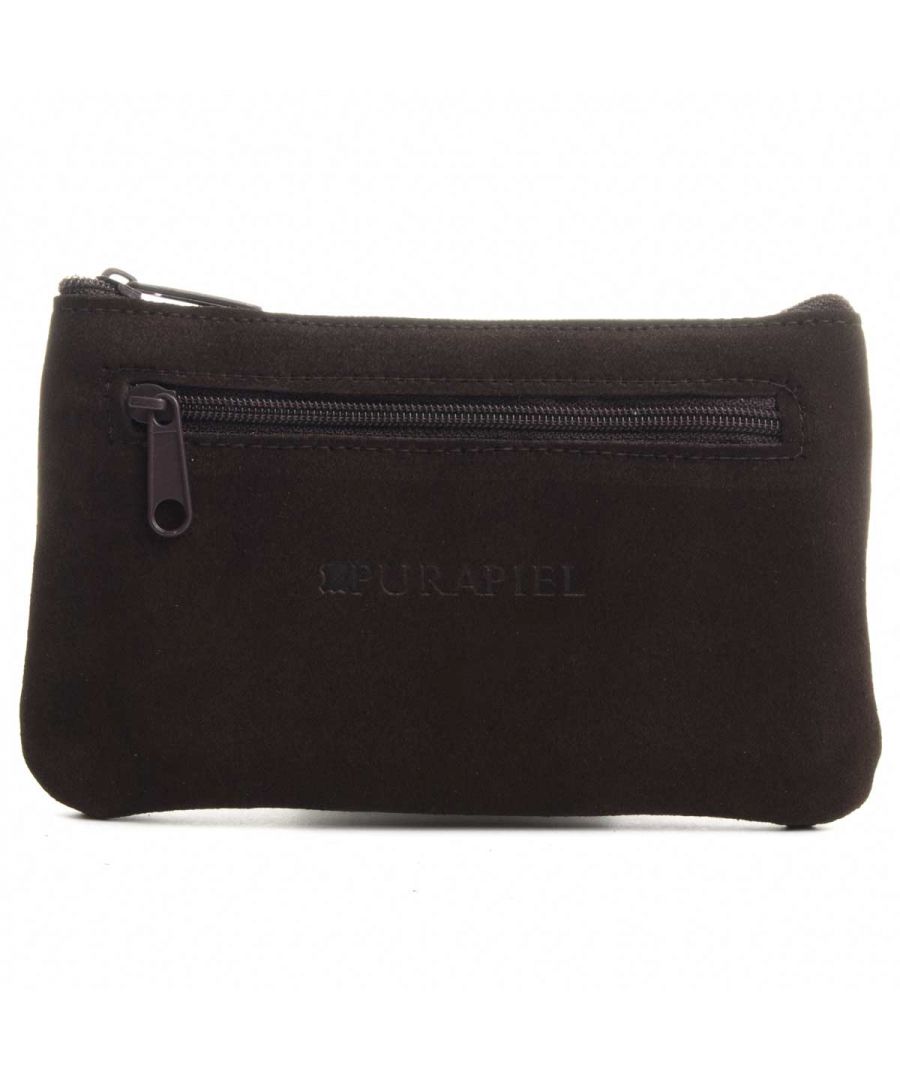 Leather purse made in Spain with 10 years warranty Purapiel. Zip closure. Perfect and practical for day to day, bring as a purse or to include inside the bag.
