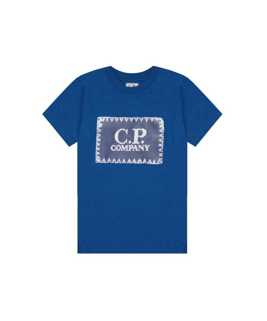 Image for C.P Company  Boys Total Eclipse Logo T-shirt Blue