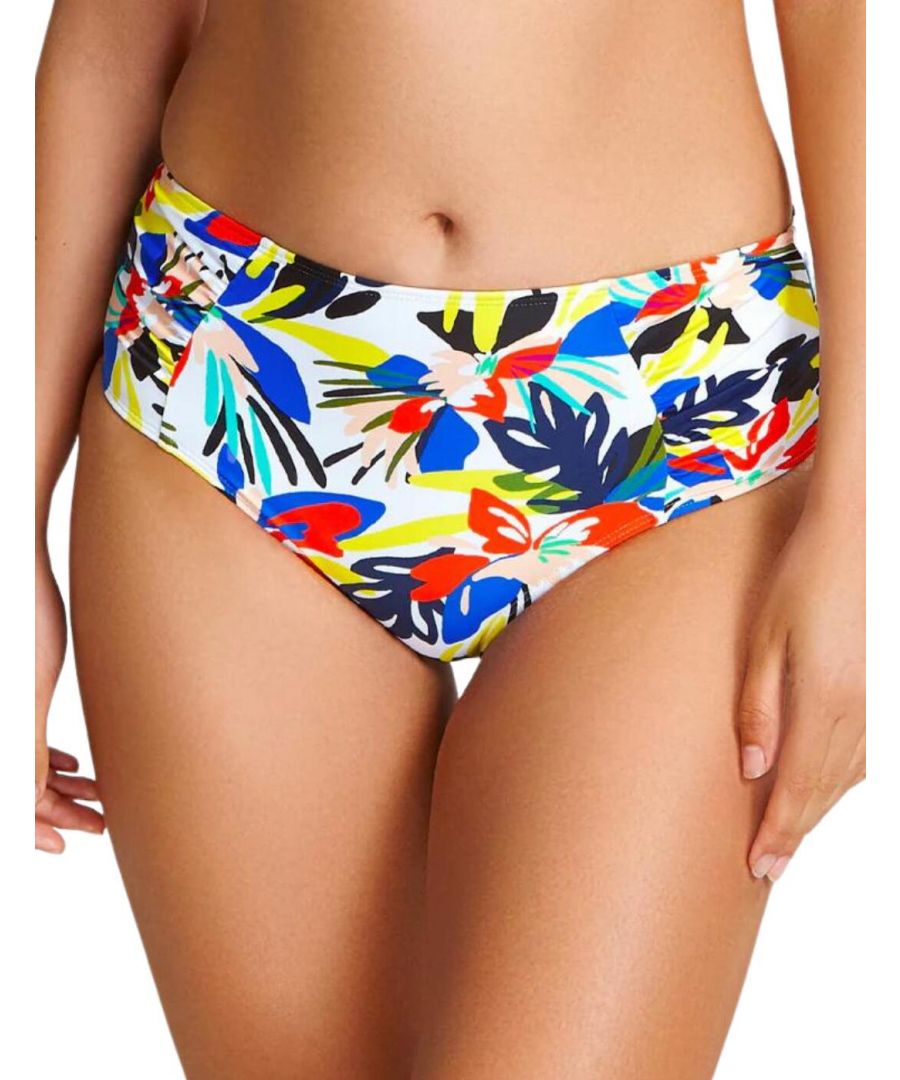 Panache Womens Anya Riva Midi Bikini Brief - Multicolour Polyamide - Size Small