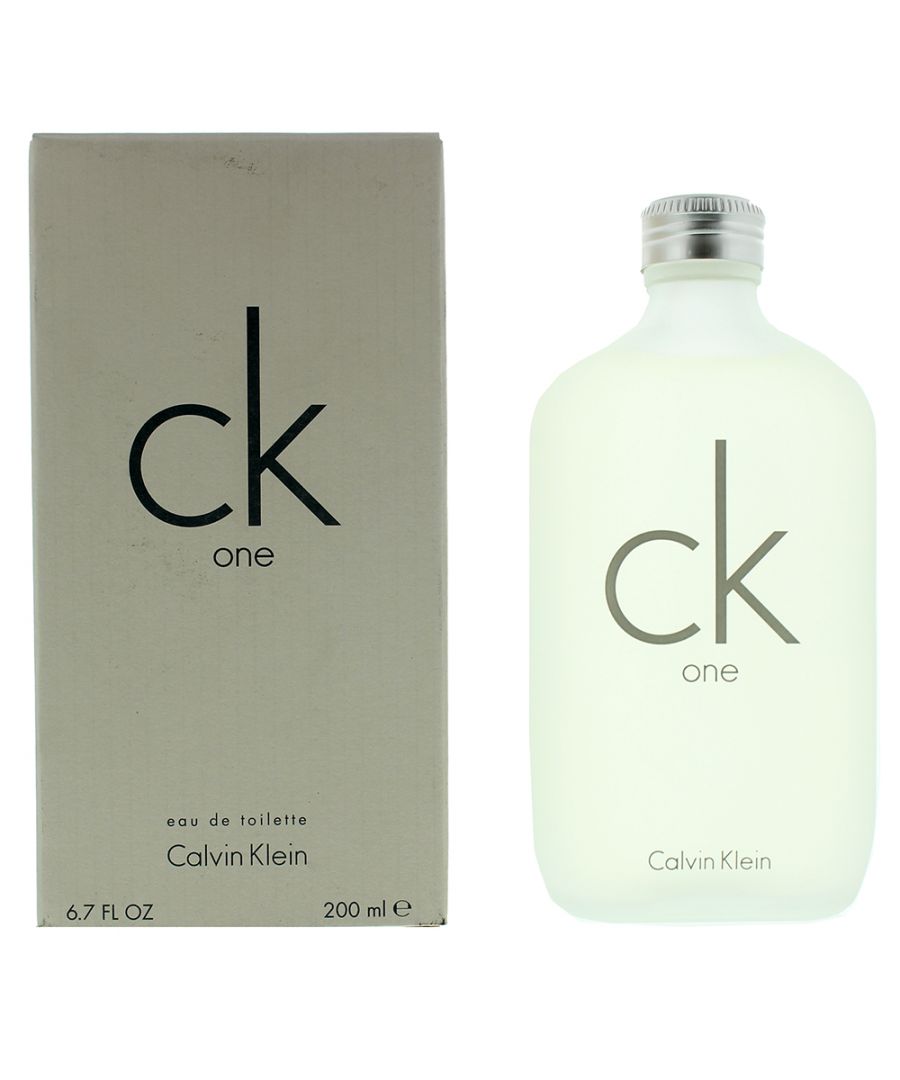 Calvin Klein design house launched CK One in 1994 as a citrus aromatic fragrance for women and men. CK One is a defining aroma in perfume making and breathed new life into citrus and marine fragrances while reinventing the unisex perfume. Calvin Klein CK One has a clean honest fragrance with a liberating point of view a refreshing and intimate combination of glow and sensuality to be shared by everyone. CK One notes consist of pineapple and green notes with mandarin orange papaya and bergamot followed by cardamom and lemon with nutmeg violet and orris root. A flower bouquet of jasmine lily-of-the-valley and rose enriched with sandalwood amber and musk complete this unique composition with a touch of cedar and oakmoss. This popular unisex fragrance is recommended for daytime wear.