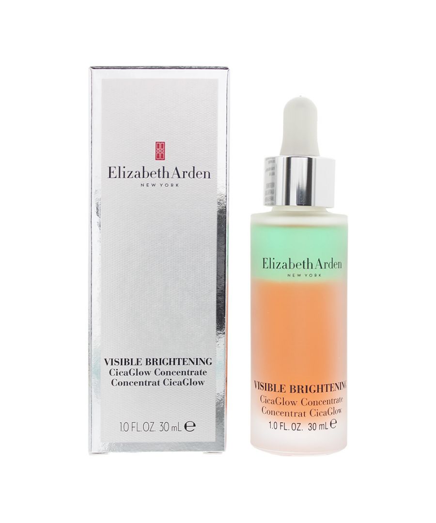 Elizabeth Arden Visible Brightening Cicaglow Concentrate, Soothes, Brightens, and smooths the skin.  Leaves skin looking clearer and brighter with a rosy glow. This product is suitable for daily use.