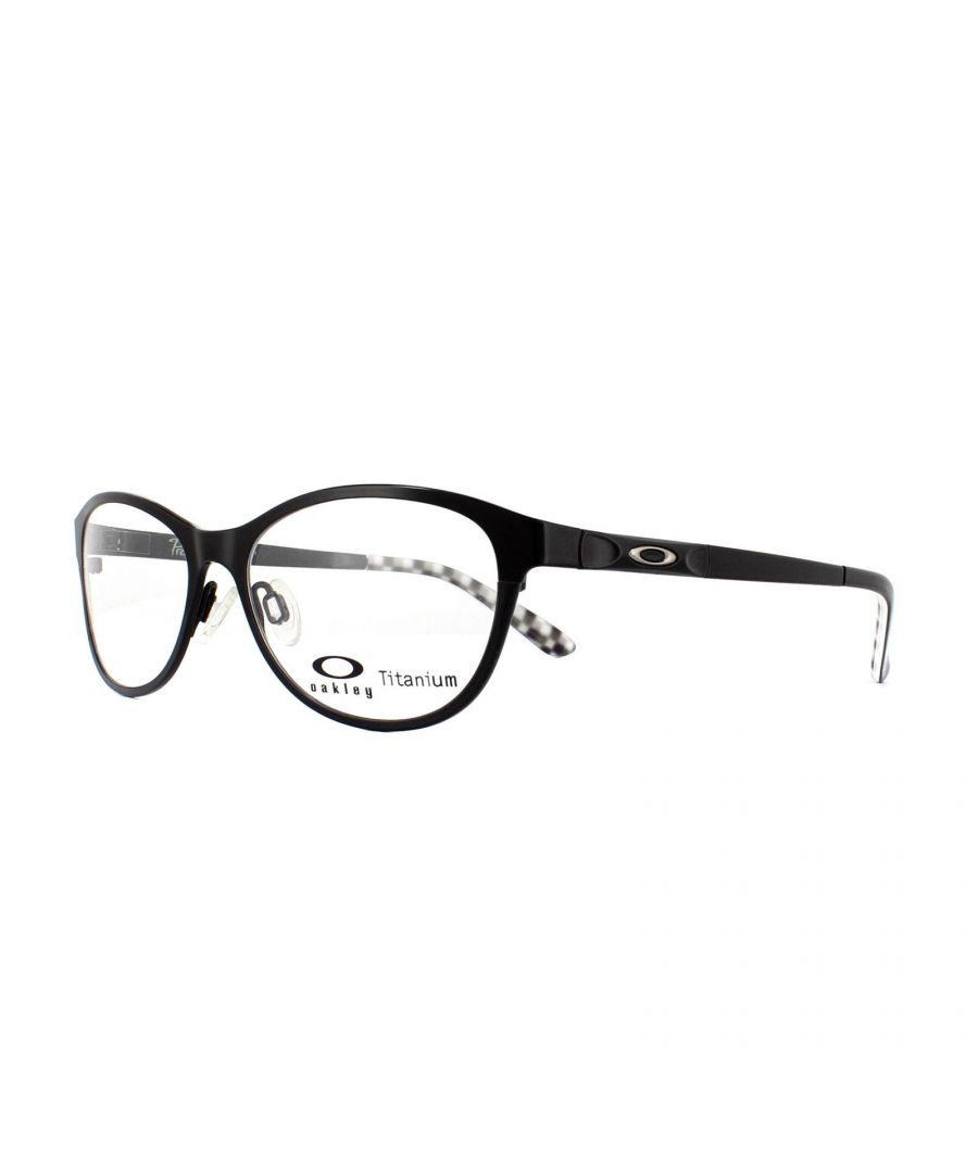 Oakley Glasses Frames Promotion OX5084-03 Polished Black 52mm are a oval style with a metal frame which is designed for men