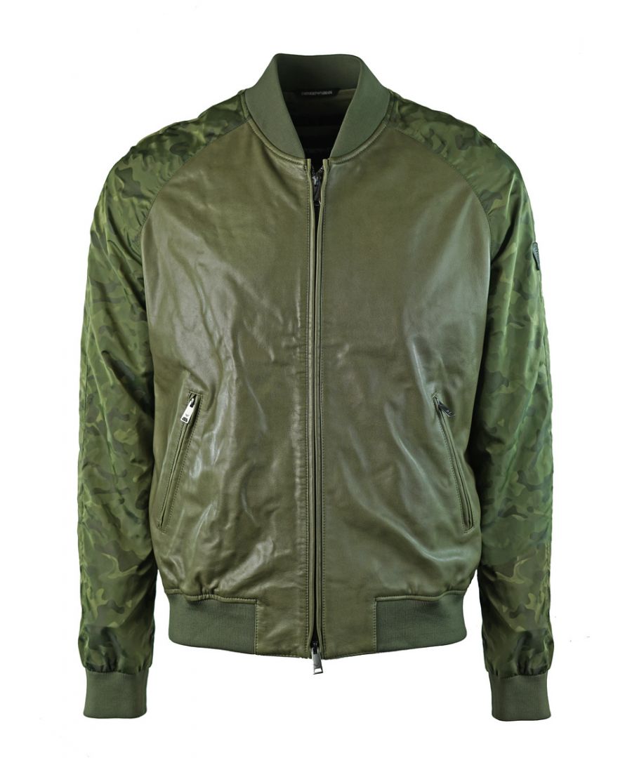 Image for Emporio Armani W1B54P W1P58 010  Leather Jacket