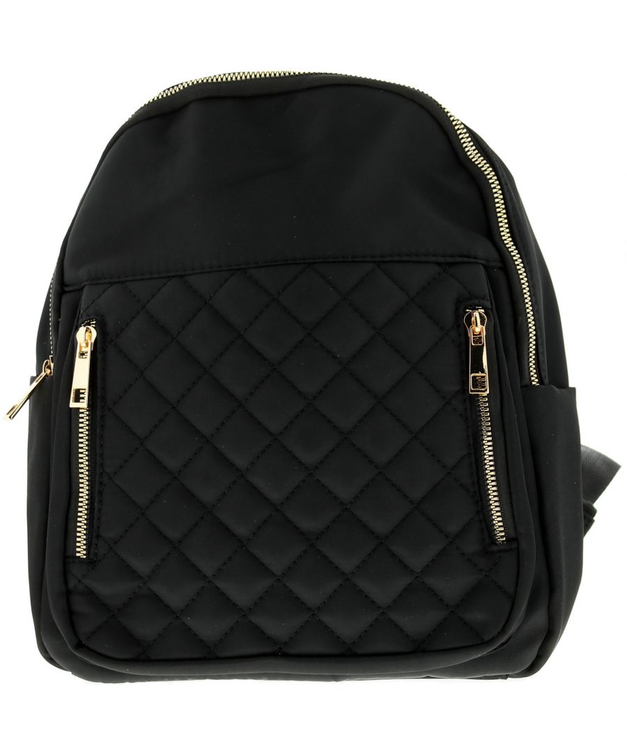 Wynsors Sam Womens Bags Black. Manmade Upper. Fabric Lining. Synthetic Sole. Small Backpack Adjustable Fashion Festival Zip Closing. Additional Information: 24Cm X 10Cm X 30Cm.
