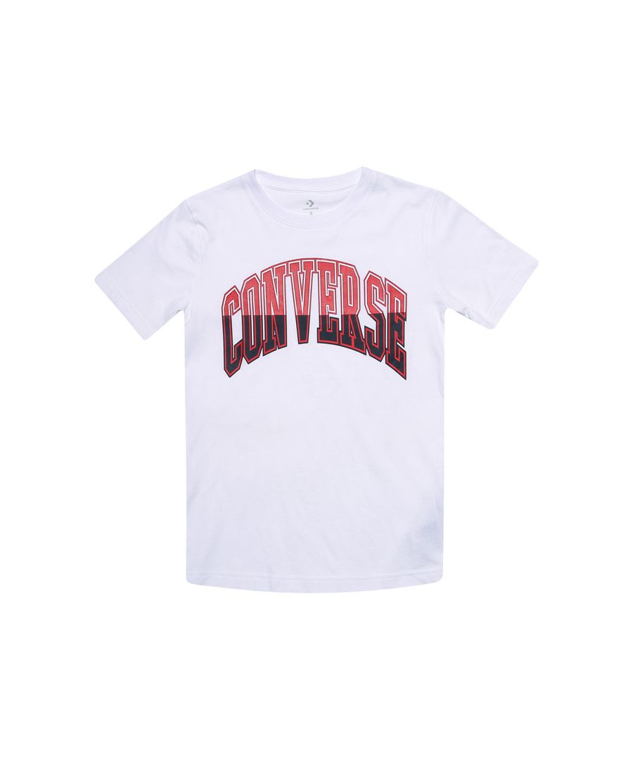 Image for Boys' Converse Junior Colligiate T-Shirt in White