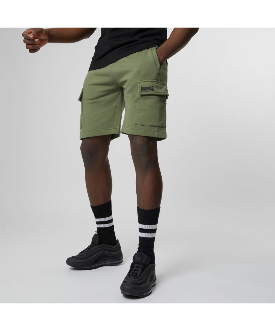 Image for Lonsdale Mens Cargo Shorts Fleece Bottoms