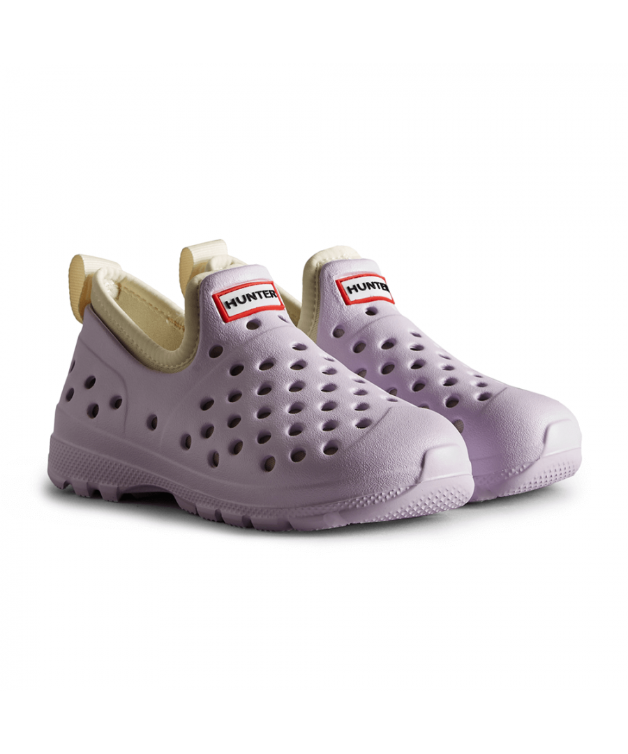 Hunter Girls Little Kids Water Shoe - Lilac Polyamide - Size UK 7 Infant