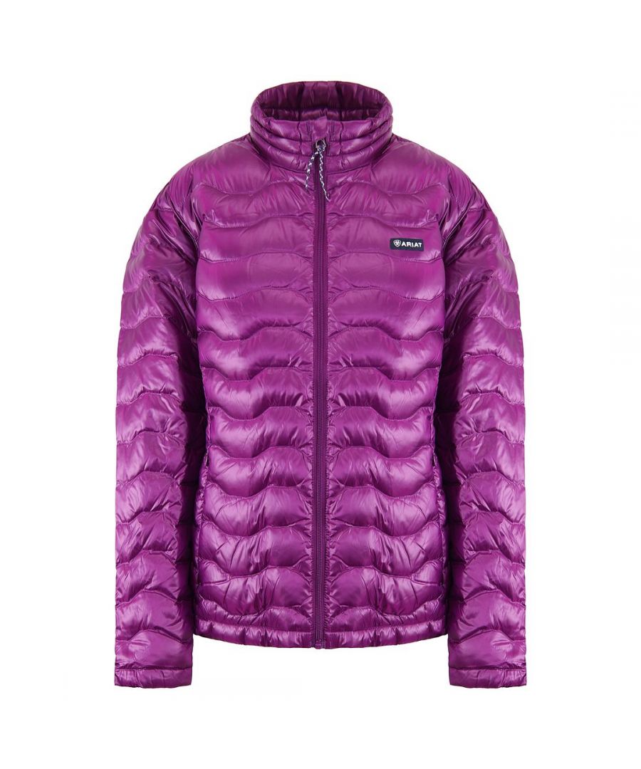 Ariat Ideal 3.0 Long Sleeve Zip Up Imperial Violet Womens Down Jacket 10032649