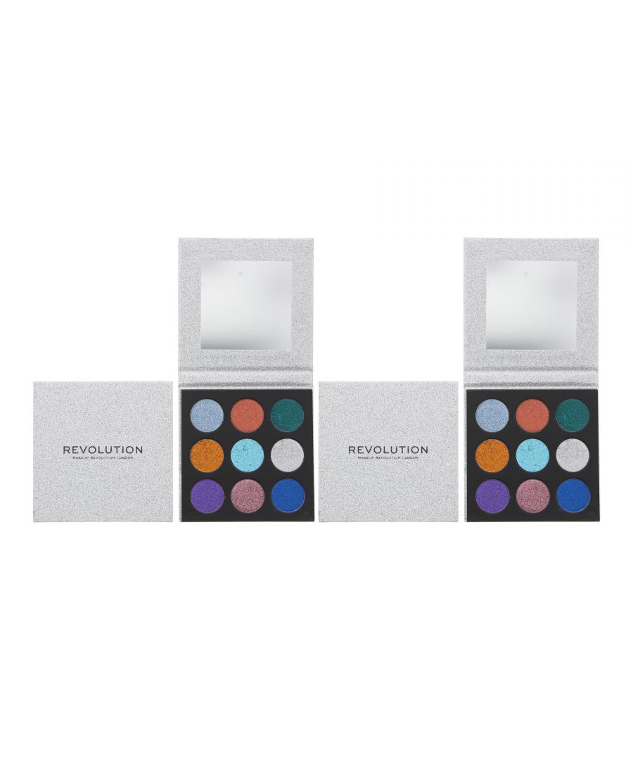 Revolution Womens Illusion Eye Shadow Palette 9 x 1.5g x 2 - NA - One Size