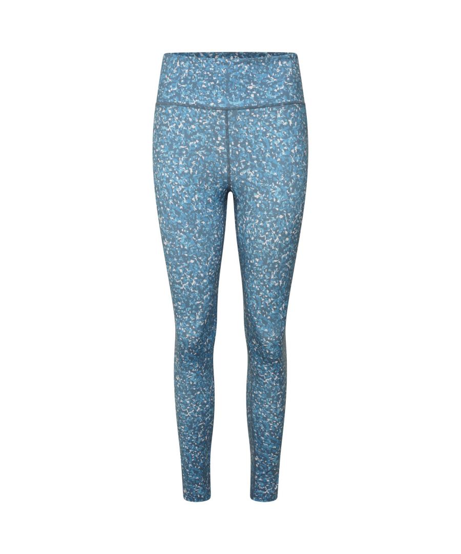 Image for Dare 2B Womens/Ladies Influential Fracture Print Recycled Jeggings (Capri Blue)