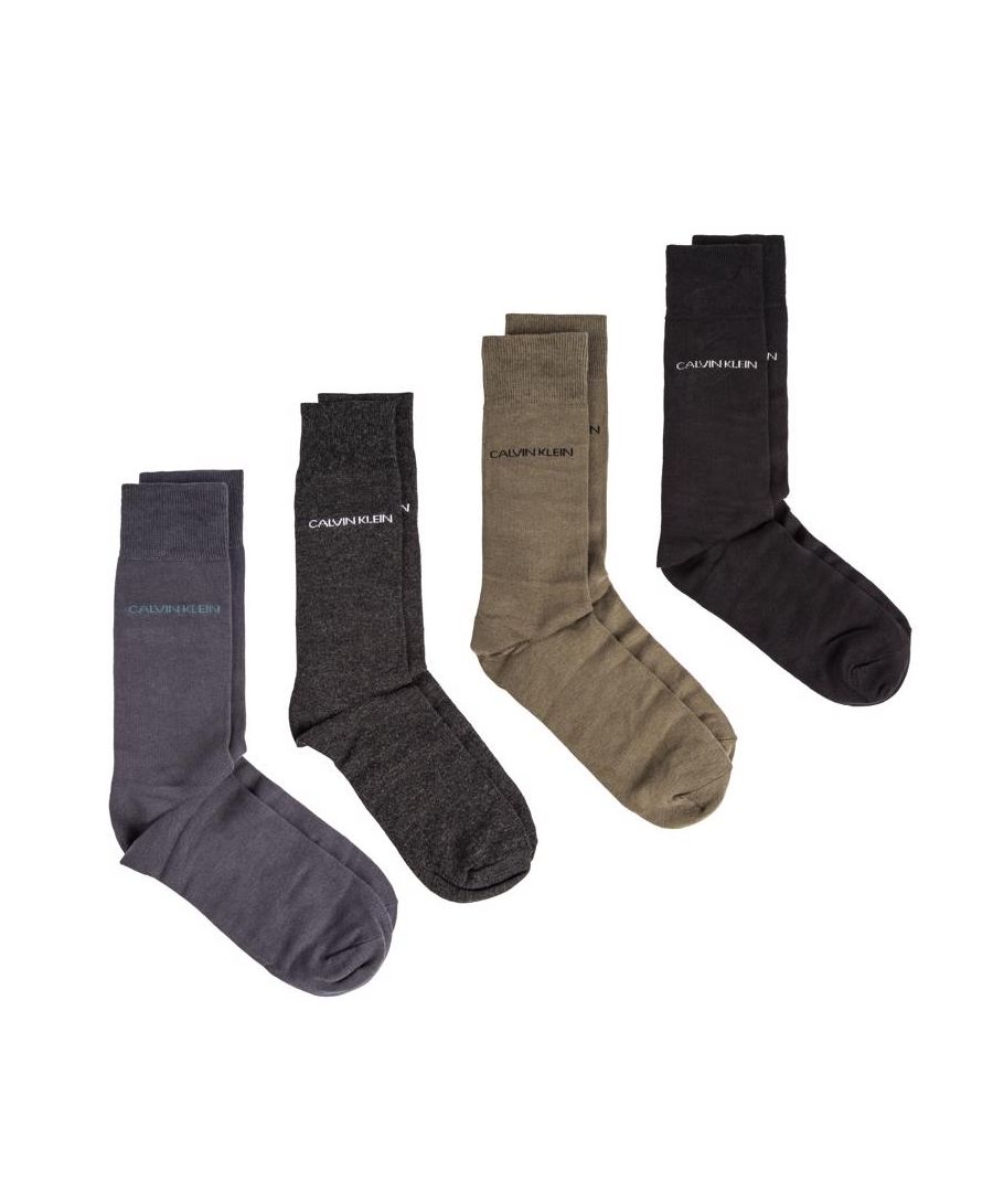 Calvin Klein vier paar combo-sokken