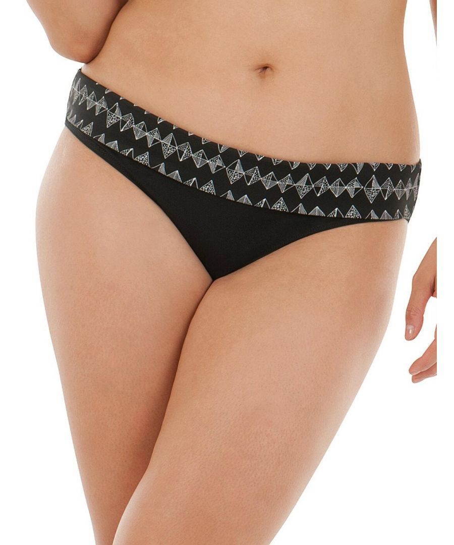 Curvy Kate Womens CS4425 Euphoria Fold Over Bikini Brief - Black - Size 20 UK