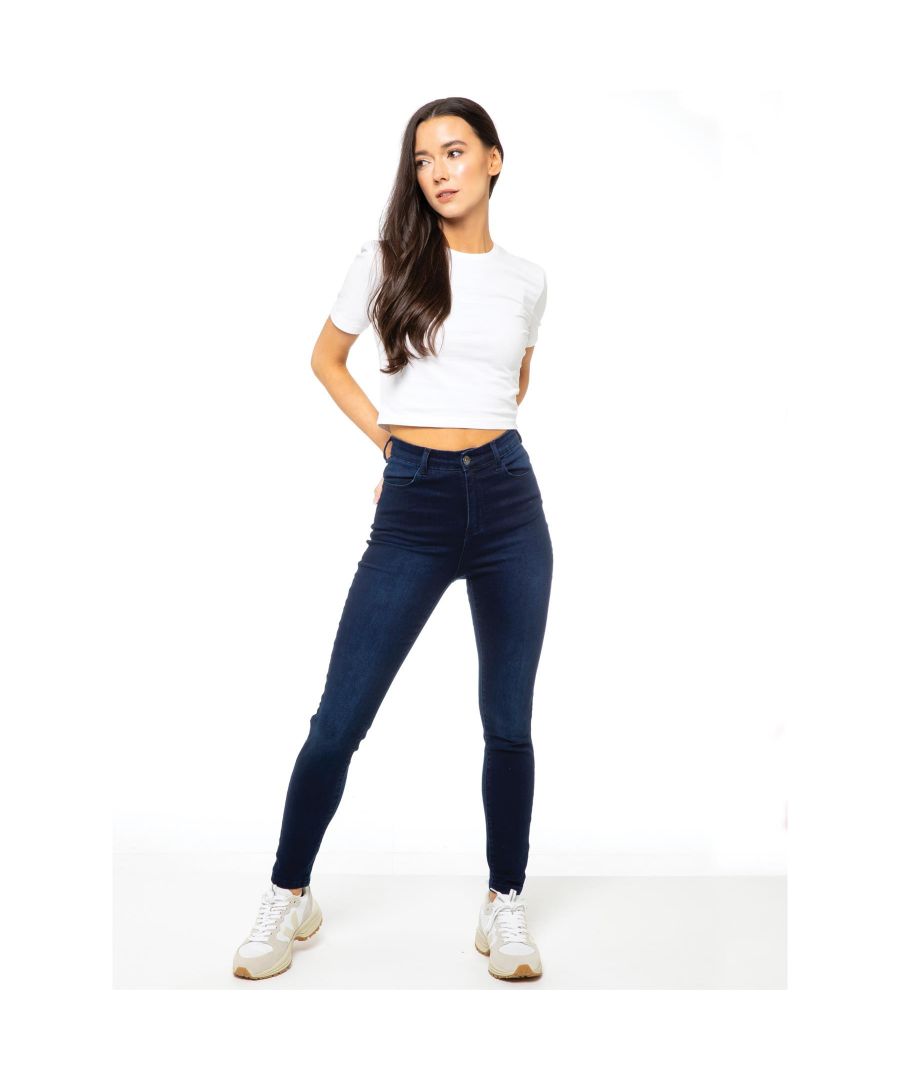 Enzo Womens Designer Skinny Stretch Jeans. Featuring 2 Back Pockets 2 Front Pockets And A Buttoned Waist. Flex Denim For The Perfect Fit. Ideal for Casual or Workwear