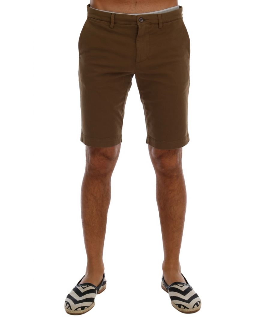 Image for Dolce & Gabbana Brown Cotton Stretch Above Knees Shorts
