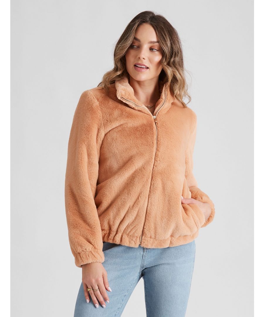 hooded waterfall jacket
