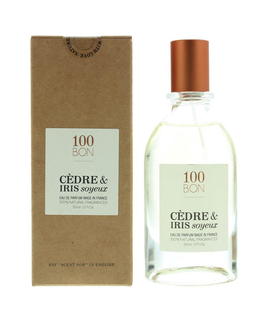 Cedre  Iris Soyeux by 100 Bon is a woody fragrance for women and men. Top notes orange and neroli. Middle notes cedar iris and powdery notes. Base notes vetiver incense and benzoin. Cedre  Iris Soyeux was launched in 2017.
