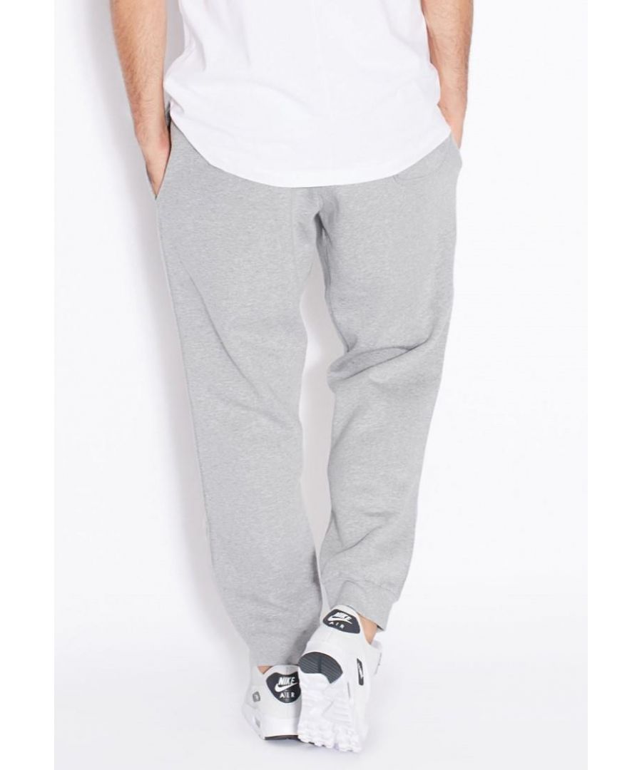 Nike Air AW77 Mens Fleece Joggers Grey Cotton - Size Small
