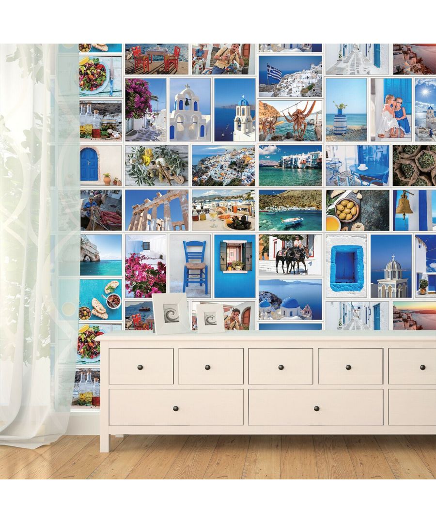 Image for Greece Collage Mural Wall Sticker Wall Decorations 36 pieces( 20cm x 30cm )