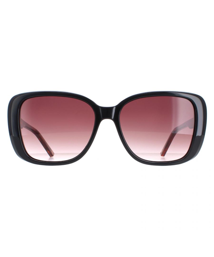 Ted Baker Sunglasses TB1640 Margo 001 Black and Tortoise Brown Gradient are a perfect combination of elegance and functionality.  The iconic Ted Baker logo is prominently displayed on the temples, adding a touch of designer appeal to the glasses. These sunglasses come in a variety of colors to suit any personal style. The TB1640 are perfect for any occasion, whether you're dressing up for a special event or just running errands on a sunny day.