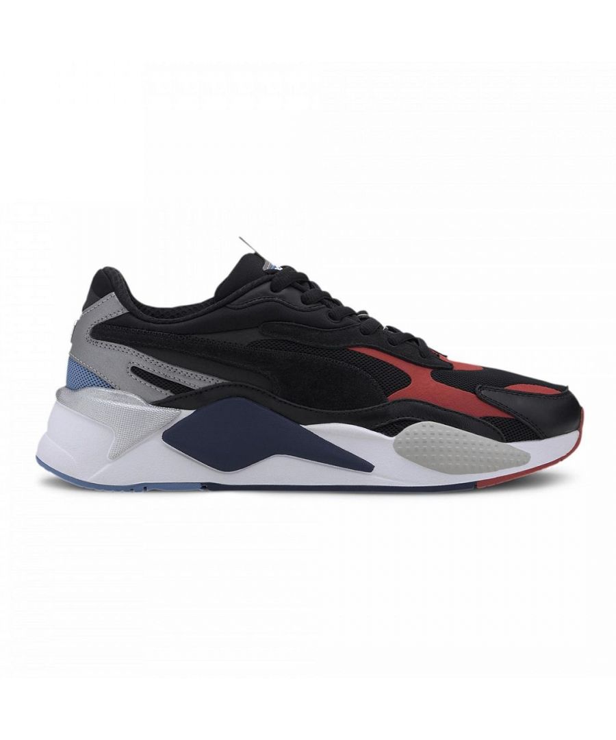 Puma Motorsports RS-X3 Lace-Up Multicolor Synthetic Mens Trainers 306498 02