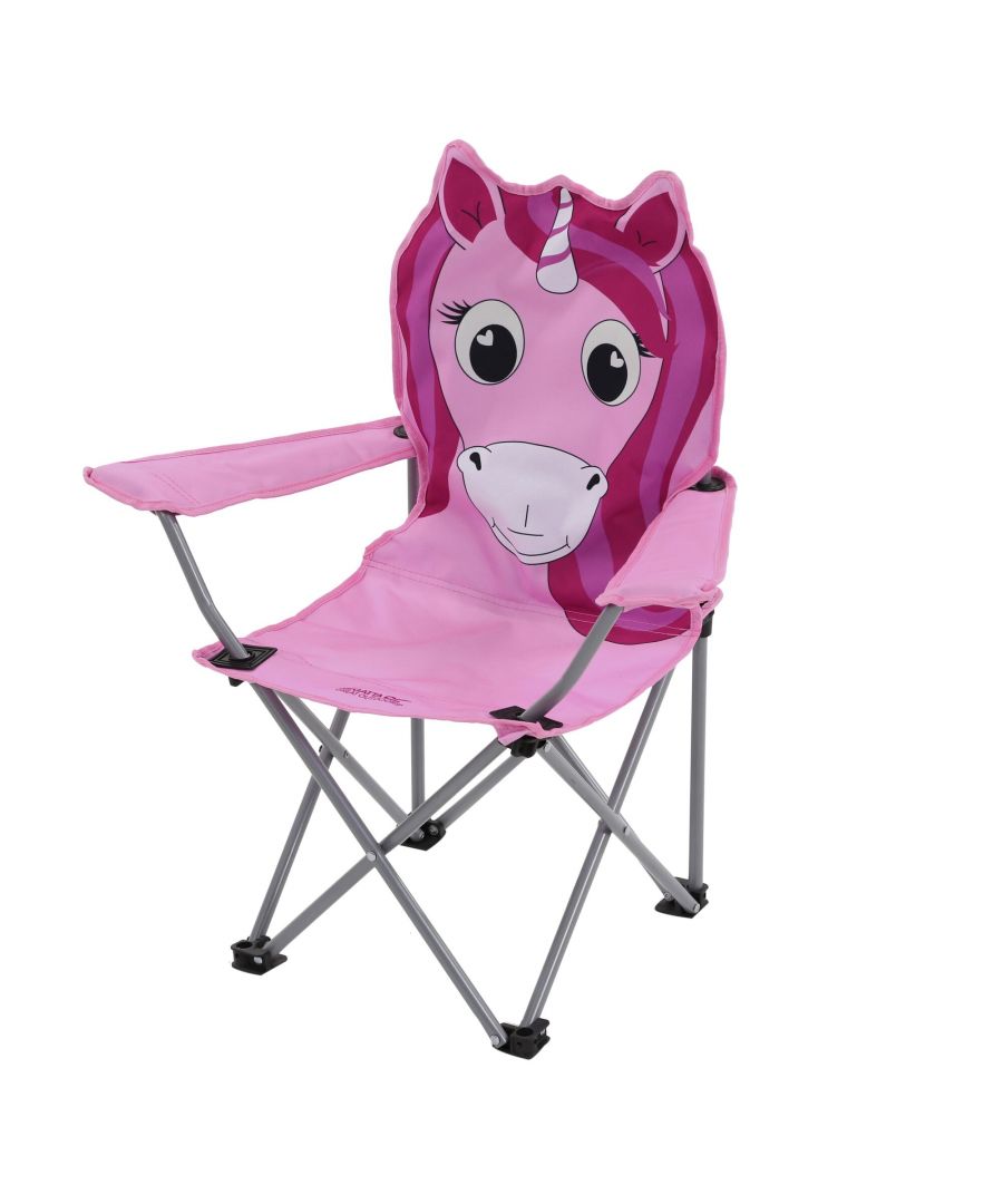 Image for Regatta Great Outdoors Childrens/Kids Animal Camping Chair (Light Pink/Dark Pink/White)