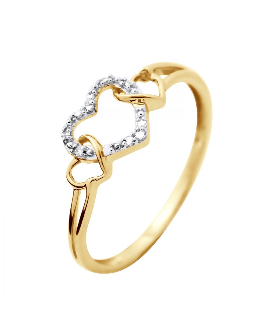 Image for DIADEMA - Ring - Prestige Jewelery - Heart - Yellow Gold