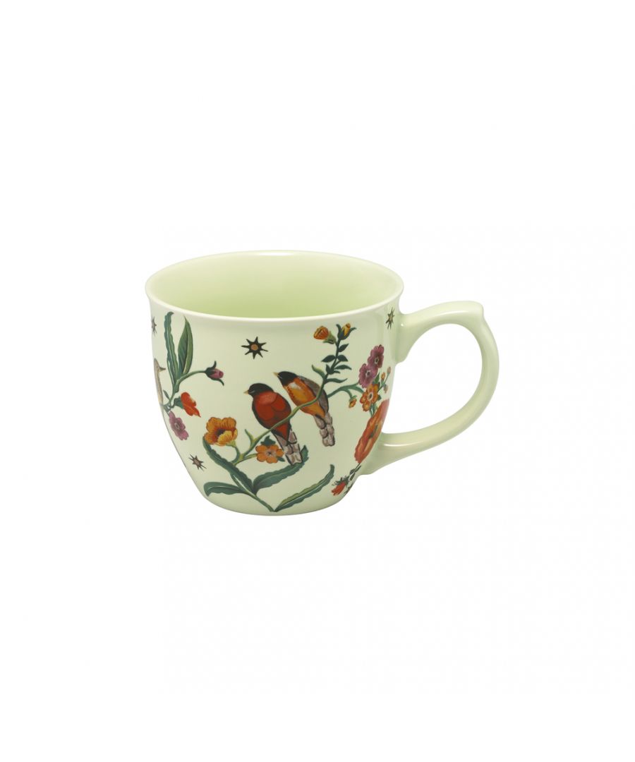 Emily Mug - Summer Birds - Green