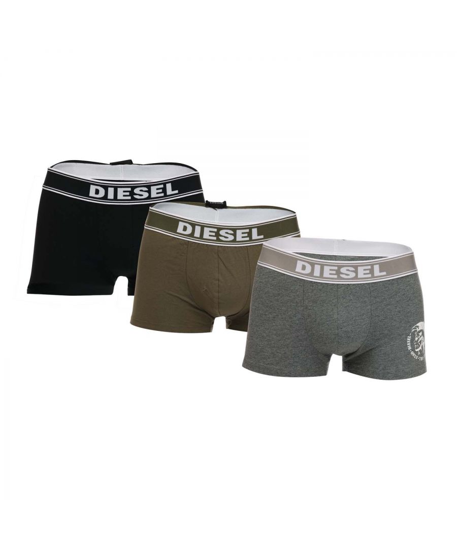 Diesel Umbx-Shawn boxershorts voor heren, set van 3, verschillende kleuren