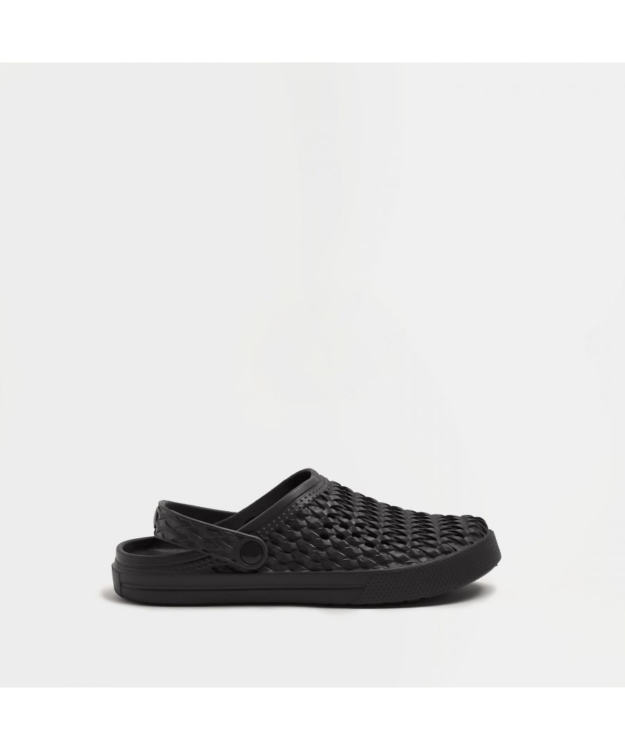 > Brand: River Island> Department: Men> Material Composition: Upper: PU Sole: Rubber > Upper Material: PU> Type: Casual> Style: Mule> Size Type: Regular> Pattern: No Pattern> Occasion: Casual> Season: SS22> Closure: Lace Up> Toe Shape: Round Toe