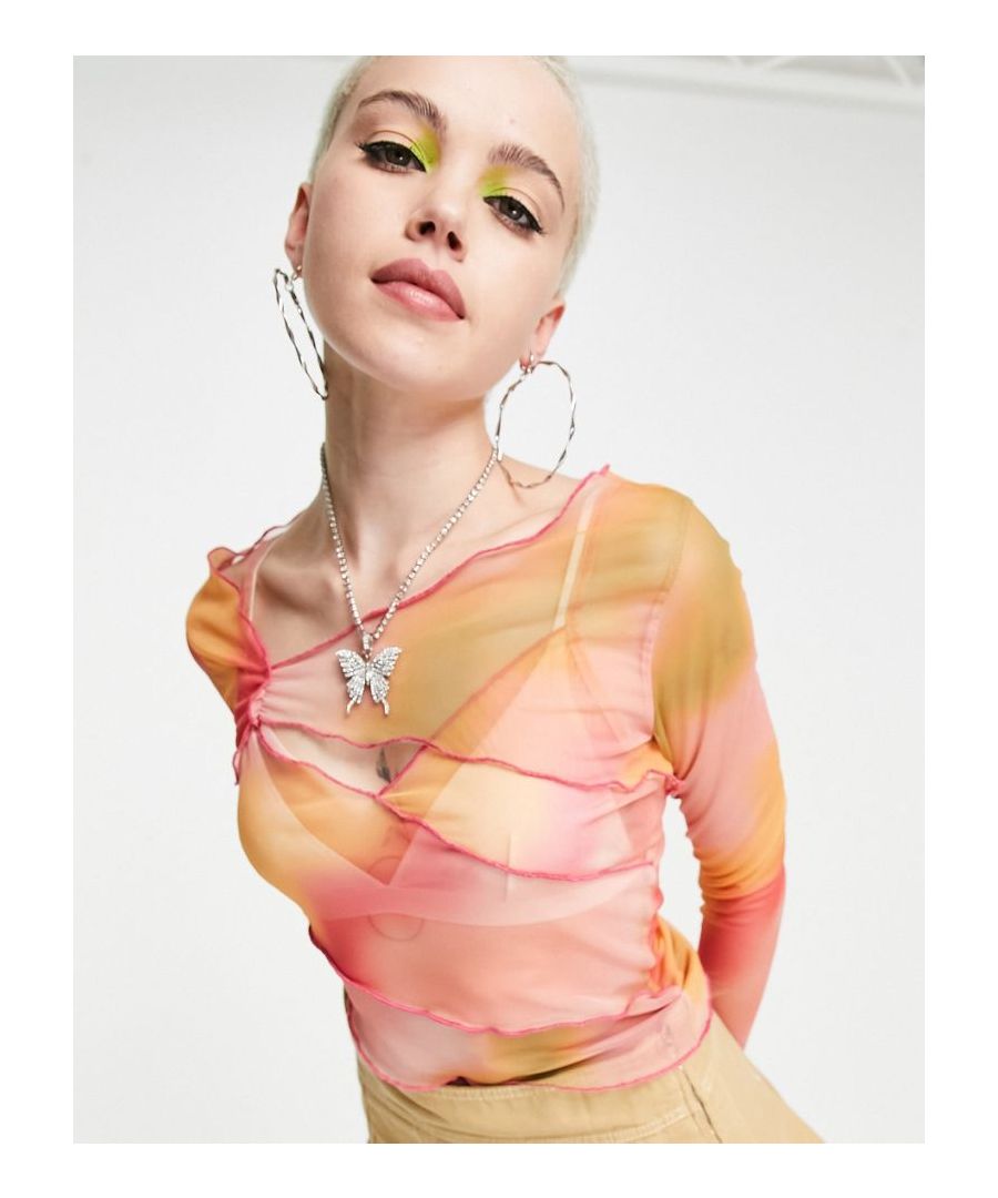 Top by ASOS DESIGN We're all over this Layered design Blurred print Asymmetric neck Regular fit Sold By: Asos