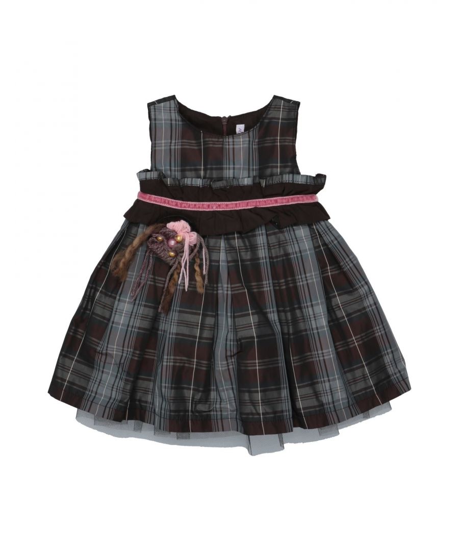 taffeta, contrasting applications, logo, tartan plaid, round collar, sleeveless, zip, rear closure, fully lined, wash at 30° c, do not dry clean, iron at 150° c max, do not bleach, do not tumble dry