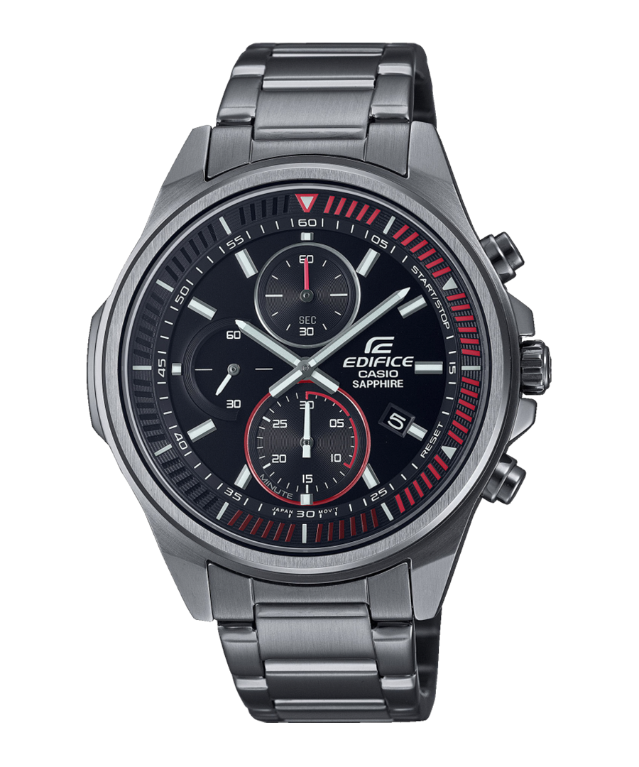 casio edifice mens grey watch efr-s572dc-1avuef stainless steel - one size