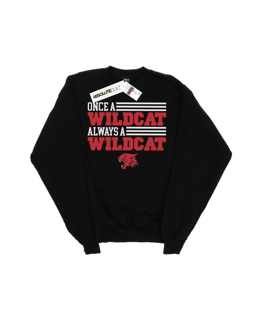 Disney Mens High School Musical The Once A Wildcat Sweatshirt (Black) - Size 4XL
