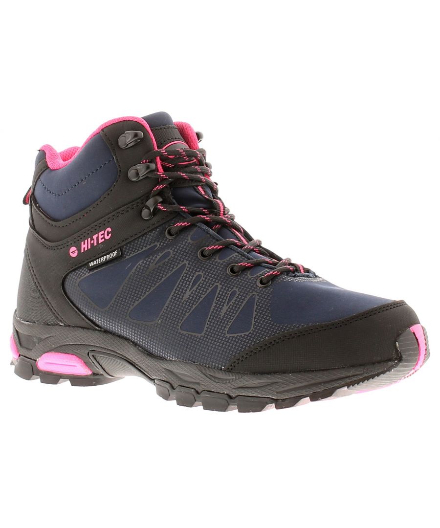 Part of the D of E collection, a range of walking boots from Hi-Tec included in the Duke of Edinburgh Award's Expedition Kit List. These boots are specifically selected, tried and tested for participants in D of E expeditions.\nSoft shell upper for extreme comfort\nDri-Tec waterproof and breathable membrane to ensure dry feet\nLightweight compression mounded EVA midsole provides underfoot cushioning\nDurable carbon rubber outsole offers great traction