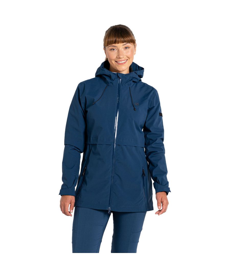 Dare 2B Womens Switch Up Waterproof Breathable Coat - Navy - Size 12 UK