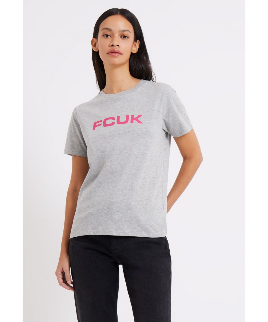 Fcuk-logo T-shirt met korte mouwen