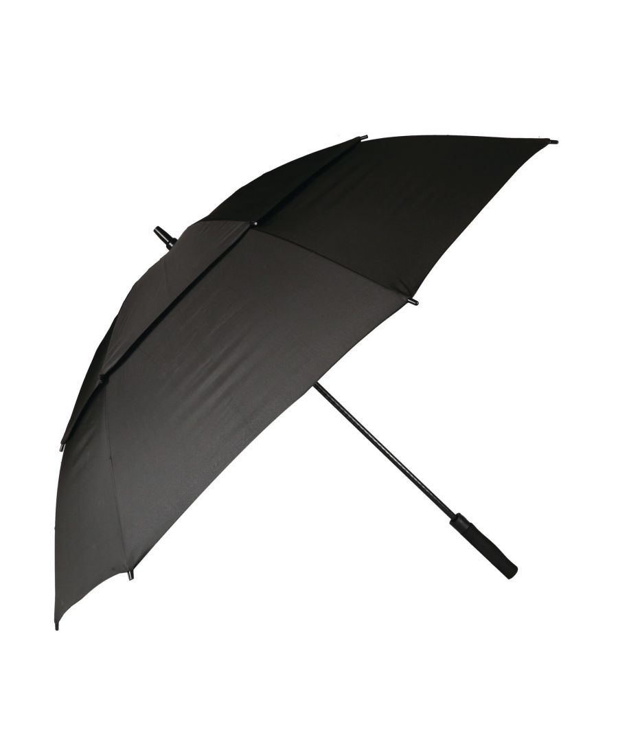 Material: Fibreglass. Design: Plain. Automatic, Button Release, Double Canopy. Canopy Size: 51in. Lightweight.