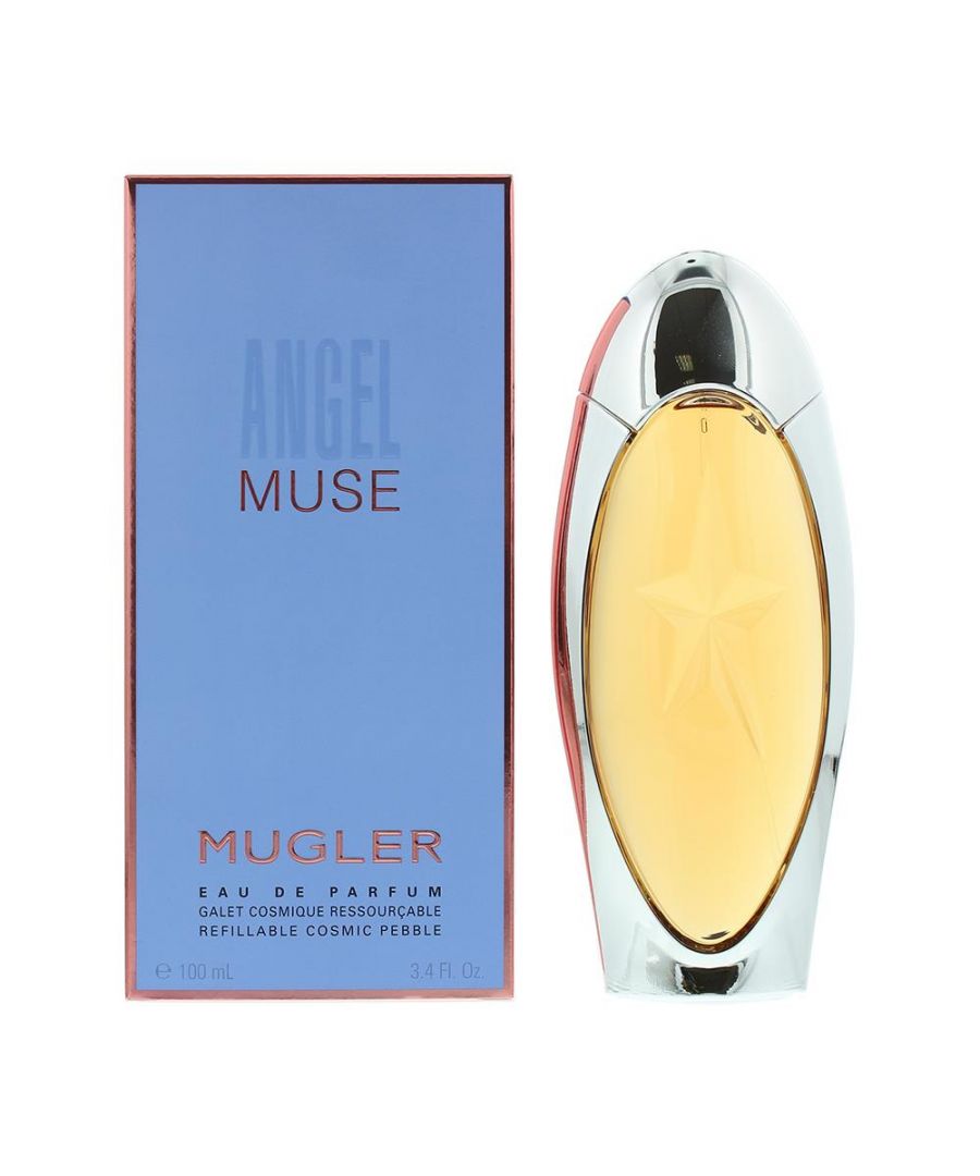 Image for Mugler Angel Muse Eau de Parfum 100ml Spray For Her - Refillable Cosmic Pebble