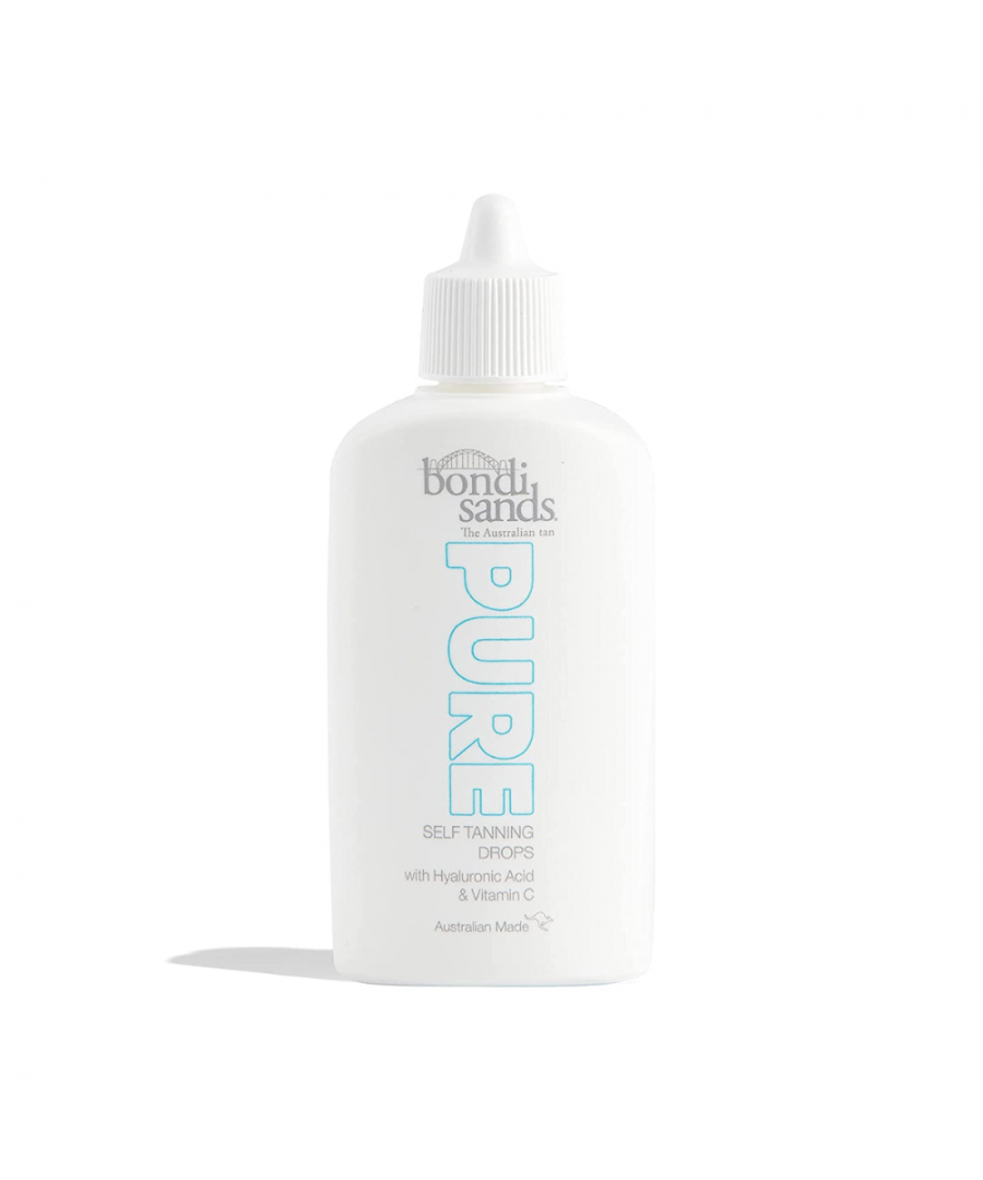 Bondi Sands The Australian Tan Pure Tanning Drops deliver a brilliant golden glow. The drops not only delivers a brilliant looking tan but also treats the skin, delivering Hyaluronic Acid, Vitamin C and Vitamin E, to provide nourishment as well as colour.
