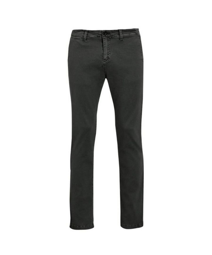 Image for SOLS Mens Jules Chino Trousers (Charcoal)