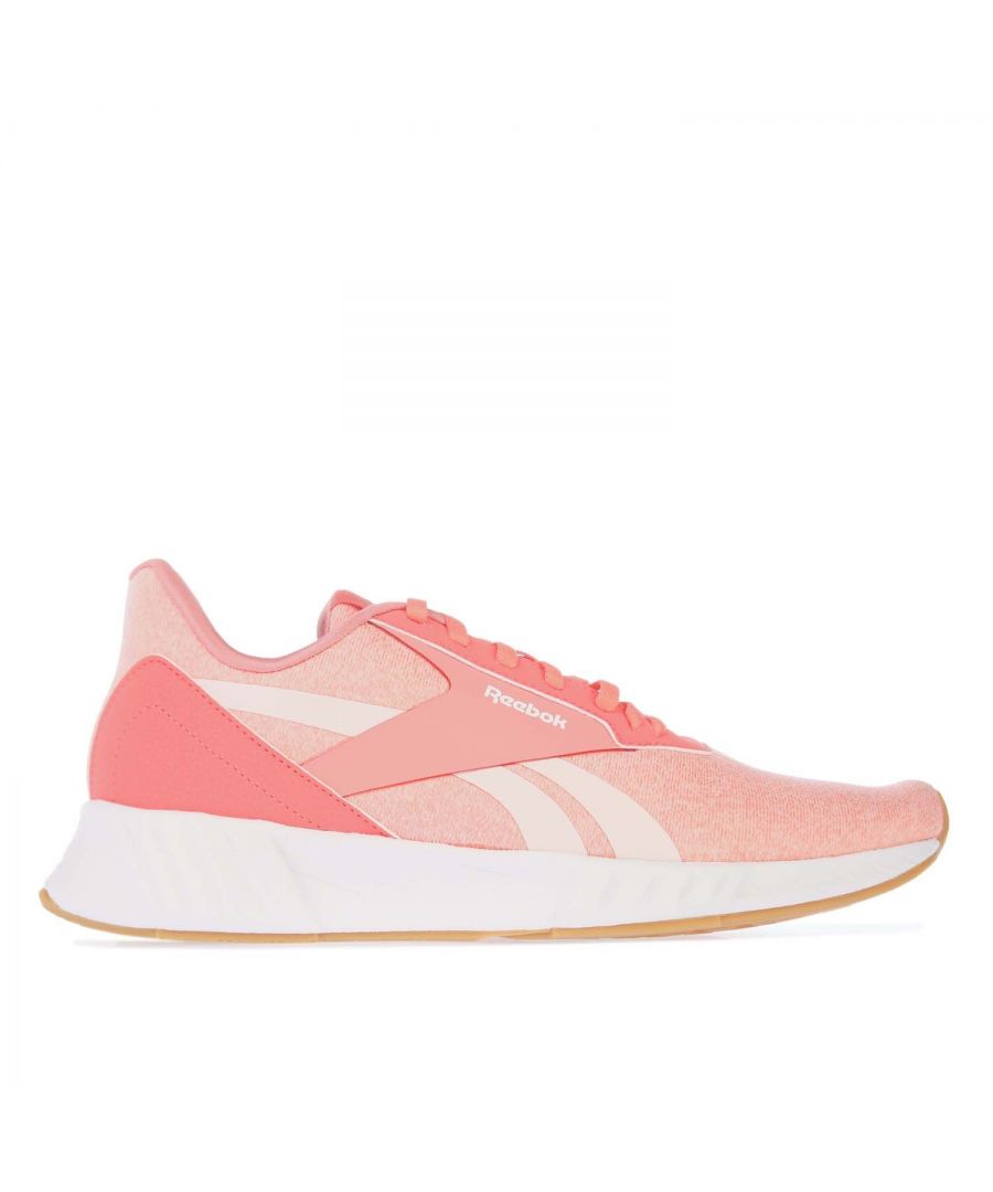 Womens Reebok Lite Plus 2 Running Shoes in coral.- Textile and Synthetic upper.- Lace up fastening.- Soft feel.- EVA midsole for lightweight cushioning.- Responsive FuelFoam midsole.- Durable rubber outsole.- Textile and Synthetic upper  Textile lining  Synthetic sole.- Ref.: FX1717
