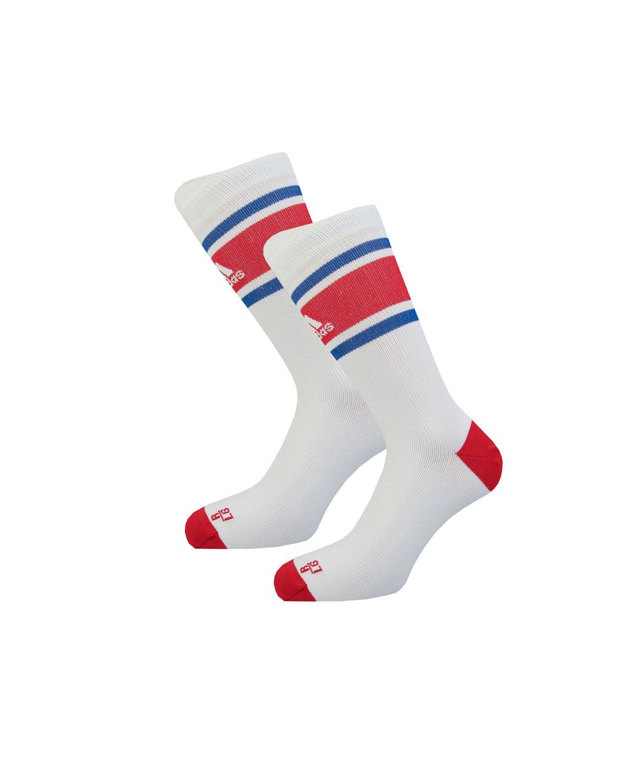 Men's adidas Alphaskin Ultralight Performance Socks in White red