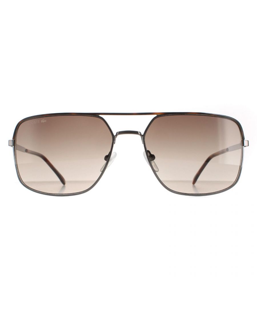 Lacoste Round Womens Fuchsia Grey Gradient L859SP  L859SP are a modern round style crafted from lightweight acetate. Lacoste's emblem is engraved on the slender temples for brand authenticity.