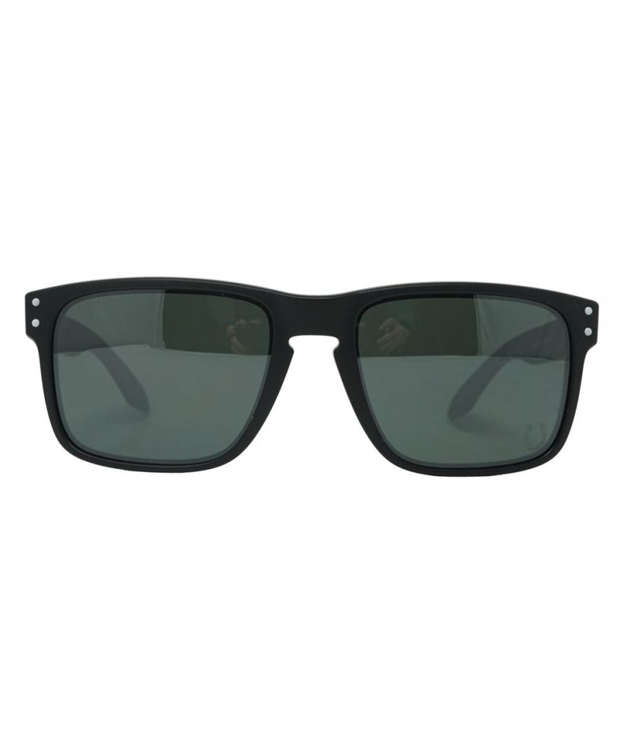 Oakley 0OO9102 9102M3 Holbrook Sunglasses. Lens Width = 55mm. Nose Bridge Width = 18mm. Arm Length = 137mm. Sunglasses, Sunglasses Case, Cleaning Cloth and Care Instructions all Included. 100% Protection Against UVA & UVB Sunlight and Conform to British Standard EN 1836:2005