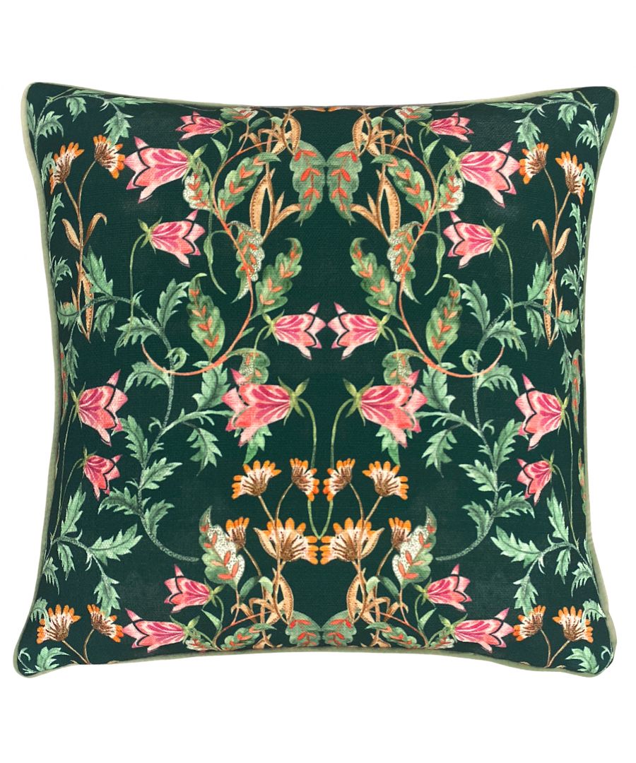 Add a touch of colour into your home with the Heritage Bell Flowers cushion. The delicate foliage and bright florals goes hand in hand with a stylish contemporary décor and is bound to stand out in any room.