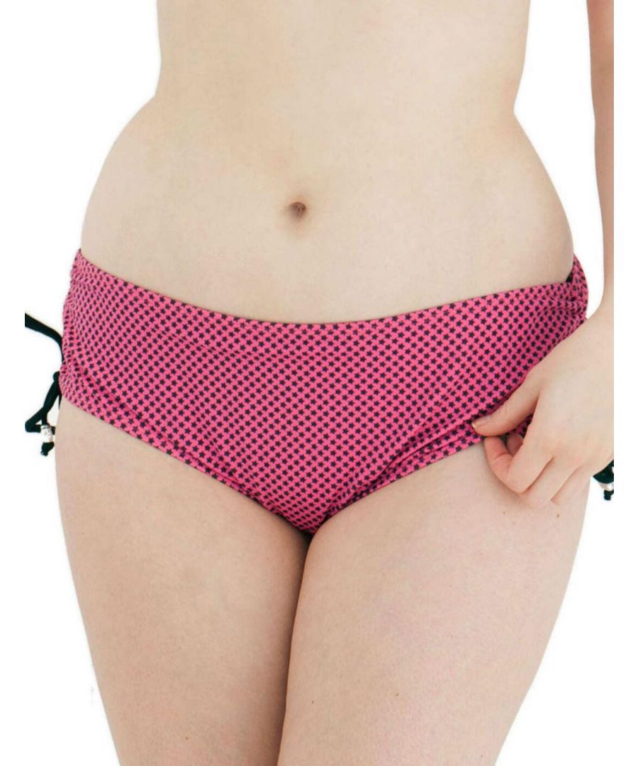 Curvy Kate Womens Starry Eyed Bikini Short - Pink - Size 4XL