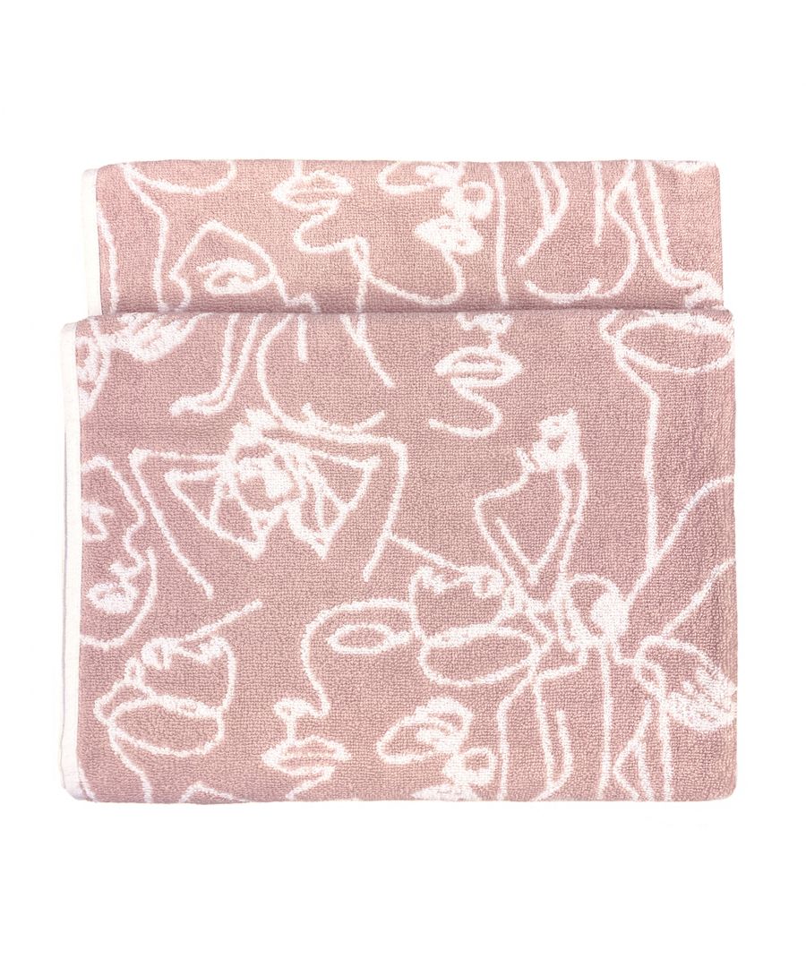 Celebrate women empowerment and body positivity with this stylish and tonal abstract bath towel, featuring tonal designs of the female form. With its 100% Turkish cotton detailing, this towel is the perfect addition to any home! This product is certified by OEKO-TEX® showing it has been sustainably made.