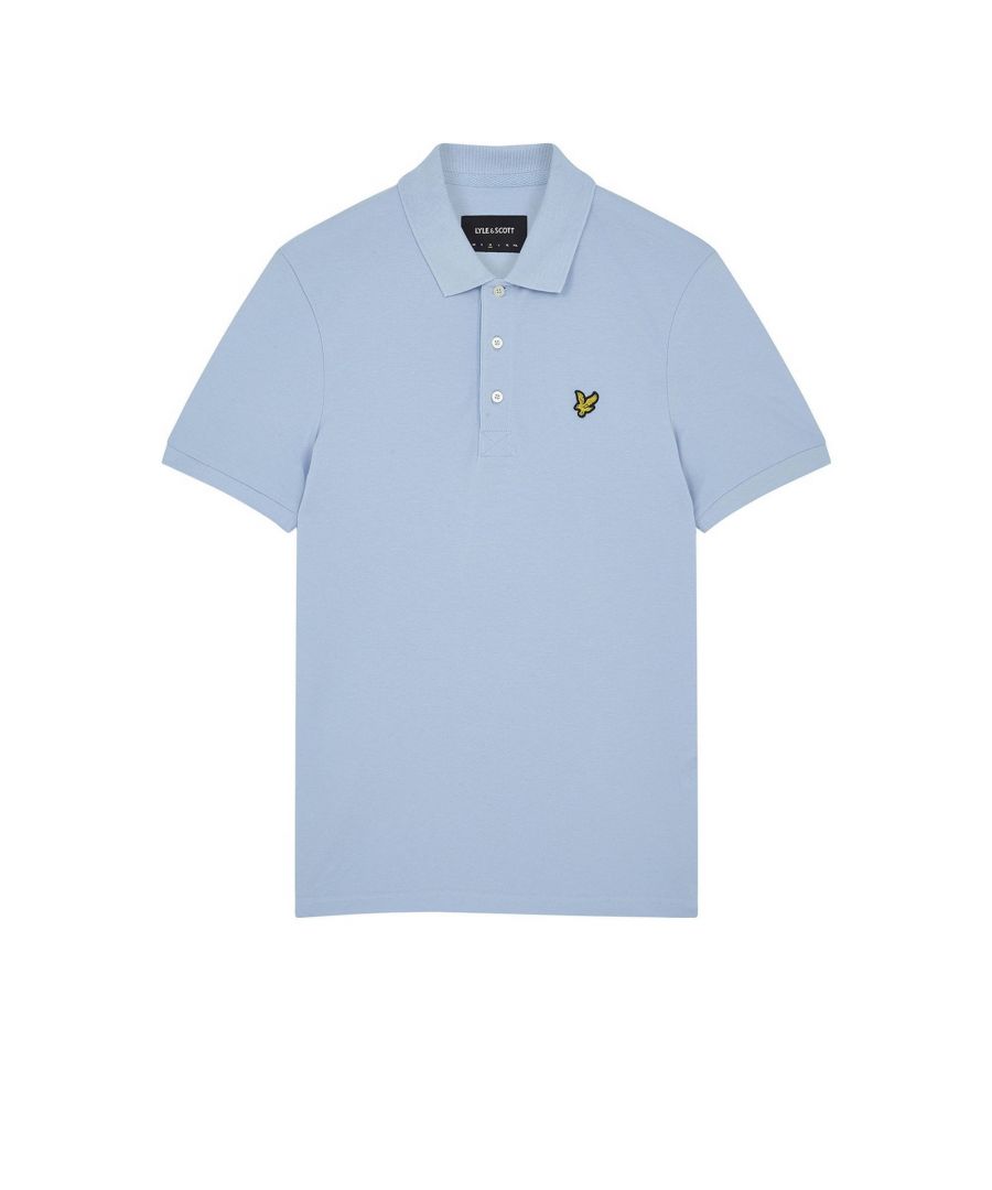 Lyle & Scott Polo SS Plain Polo Shirt Blauw